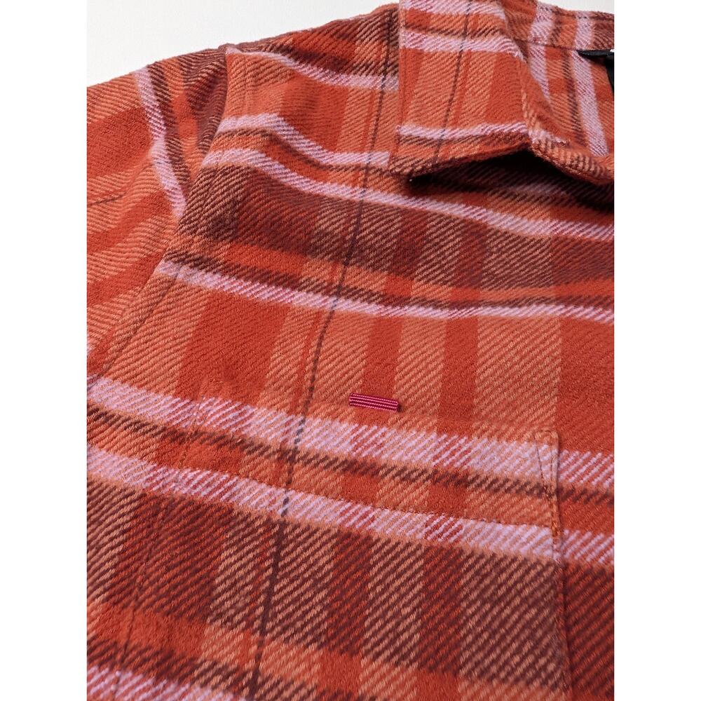 Cotopaxi Organic Mero Flannel Shirt in Spice Orange Woman Size M - Picture 5 of 13